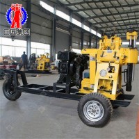 華夏巨匠XYX-130輪式水井鉆機 油壓給進機構(gòu)提高鉆進效率